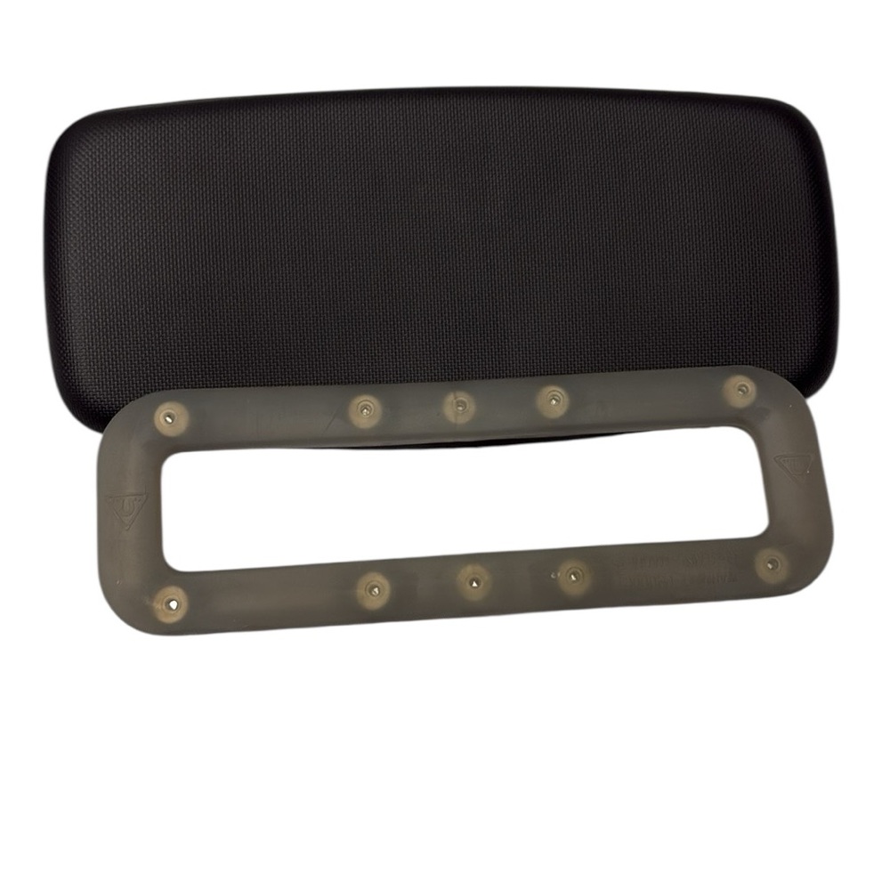 Sleek Black Ergonomic Lumbar Support for Mesh Chair